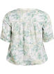 Bluse mit Print und 1/2-&Auml;rmeln, Wei&szlig;, Packshot image number 1