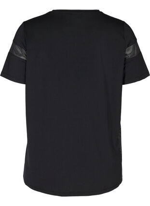 Kurzarm Trainings-T-Shirt, Black, Packshot image number 1