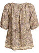 Bluse aus Viskose mit Paisley-Muster und Bindeband, Gelb, Packshot image number 1