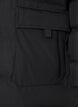 Puffermantel mit Kapuze und Taschen, Schwarz, Packshot image number 3