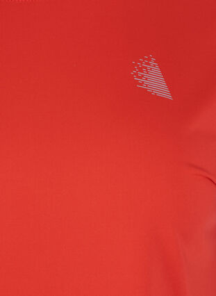 Einfarbiges Trainings-T-Shirt, Flame Scarlet, Packshot image number 2