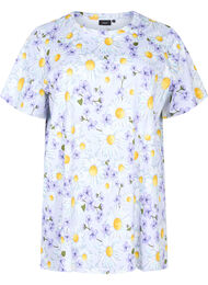 Oversize Nachthemd mit Print, Lavender Blue AOP, Packshot