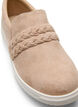 Extra-Weite - Faux-Wildleder-Schuhe mit geflochtenen Riemen, Beige, Packshot image number 3
