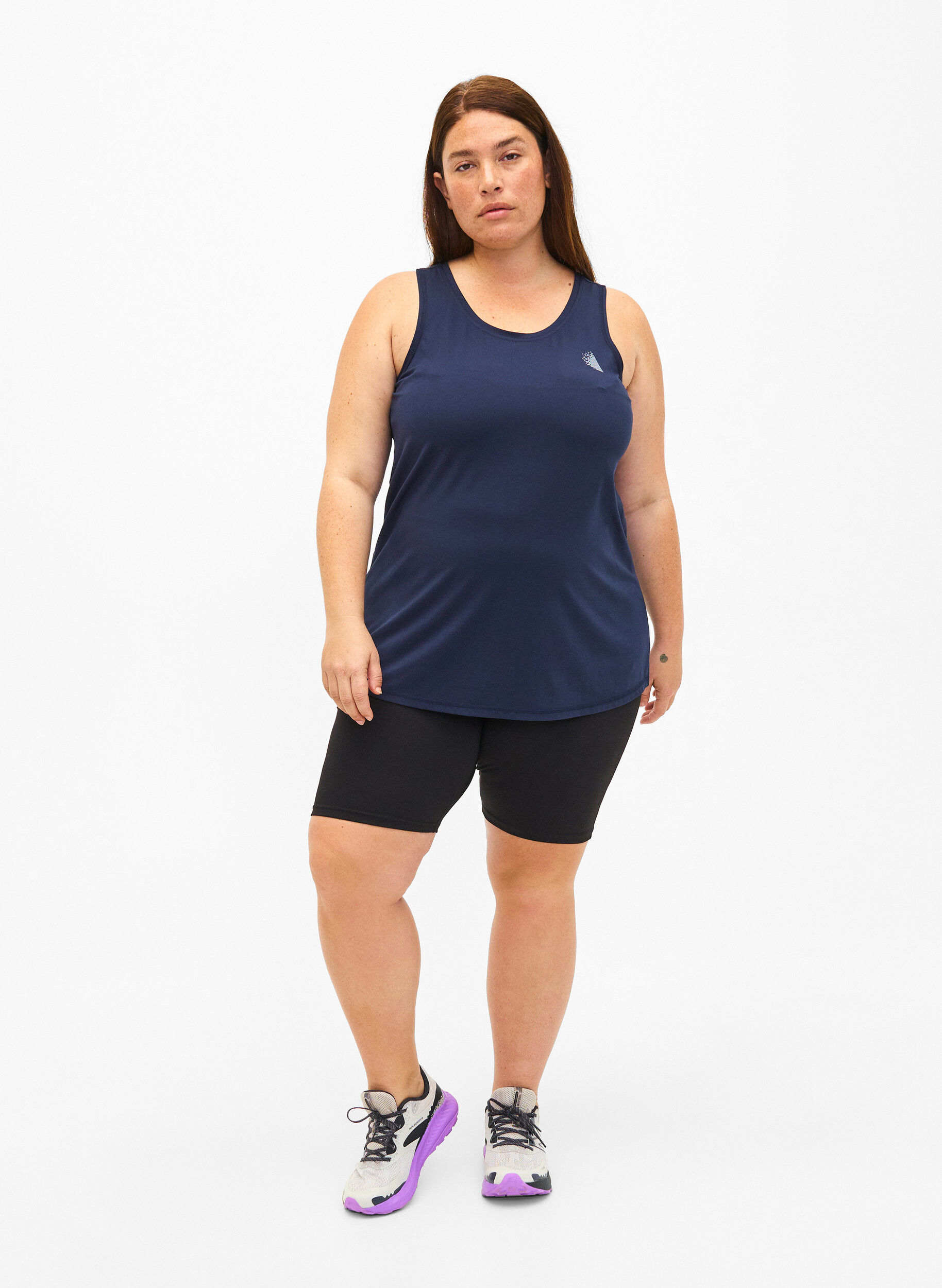 ZizziTrainingsoberteil mit Rundhalsausschnitt, Night Sky, Model image number 2