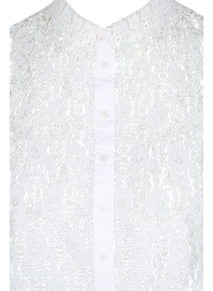 Hemdkragen mit Spitze, Bright White, Packshot image number 2