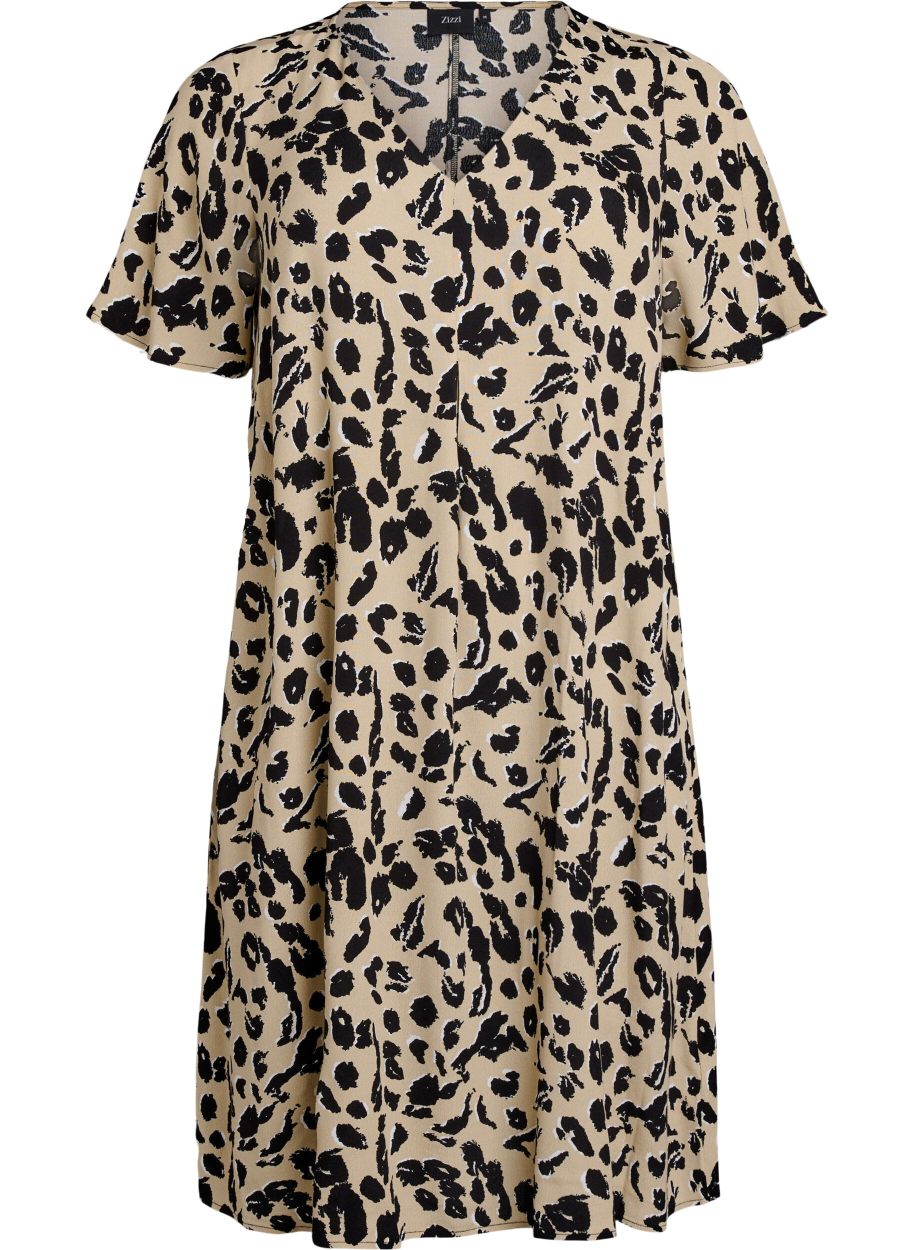 A-Linien-Kleid aus Viskose