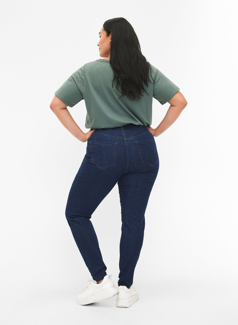 Jeans mit Super Slim Fit, Blau, Model image number 1