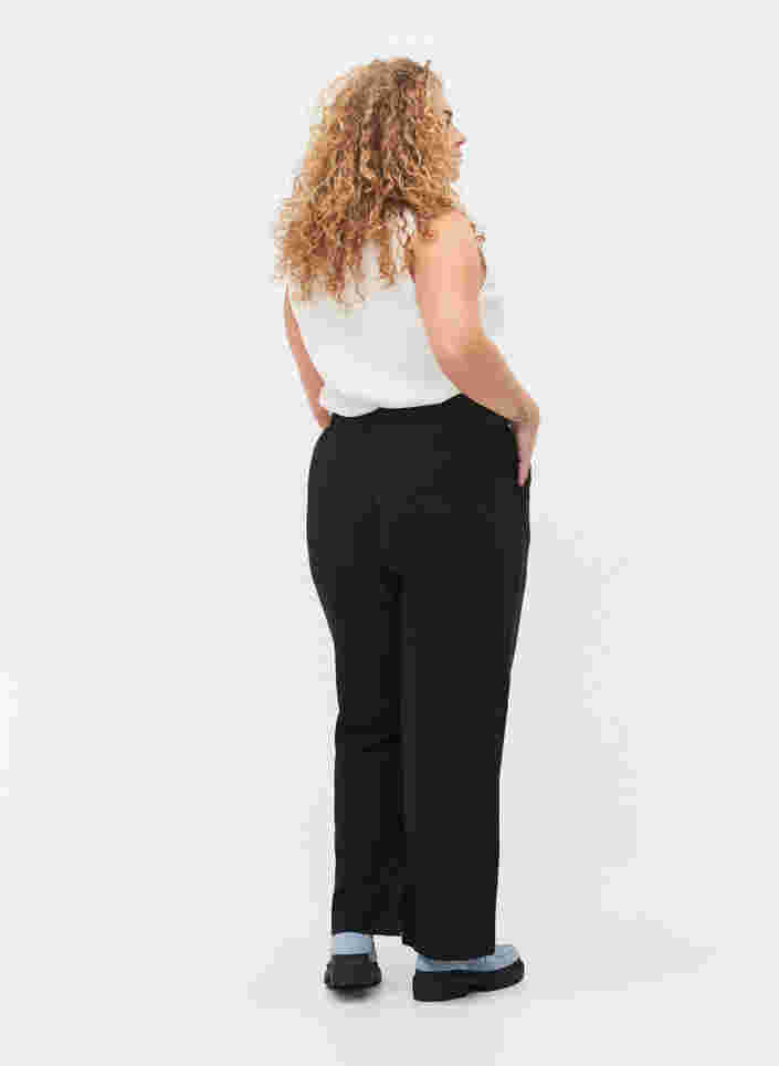 Weite Hose mit Taschen, Black, Model image number 1