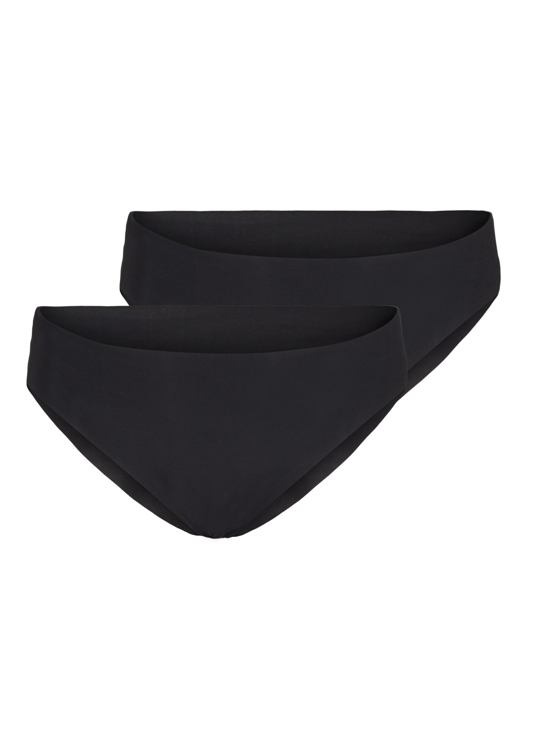 Zizzi2er-Pack invisible Slip, Black, Packshot image number 0