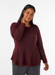 Strickbluse in A-Linie, Rot, Model image number 0