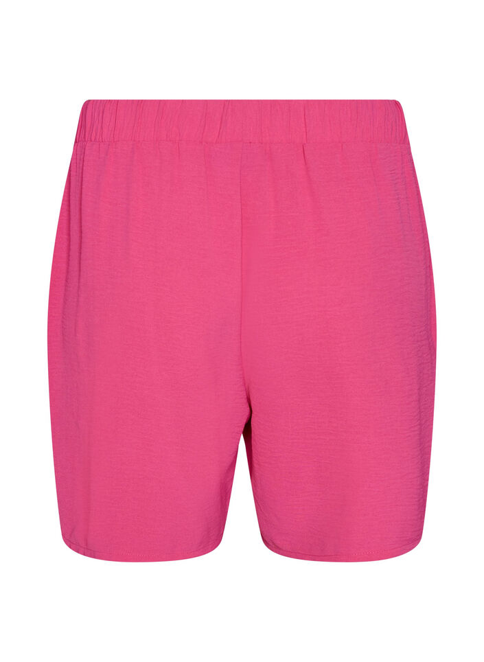 Kurze Hose mit Taschen und elastischem Bund, Rot, Packshot image number 1