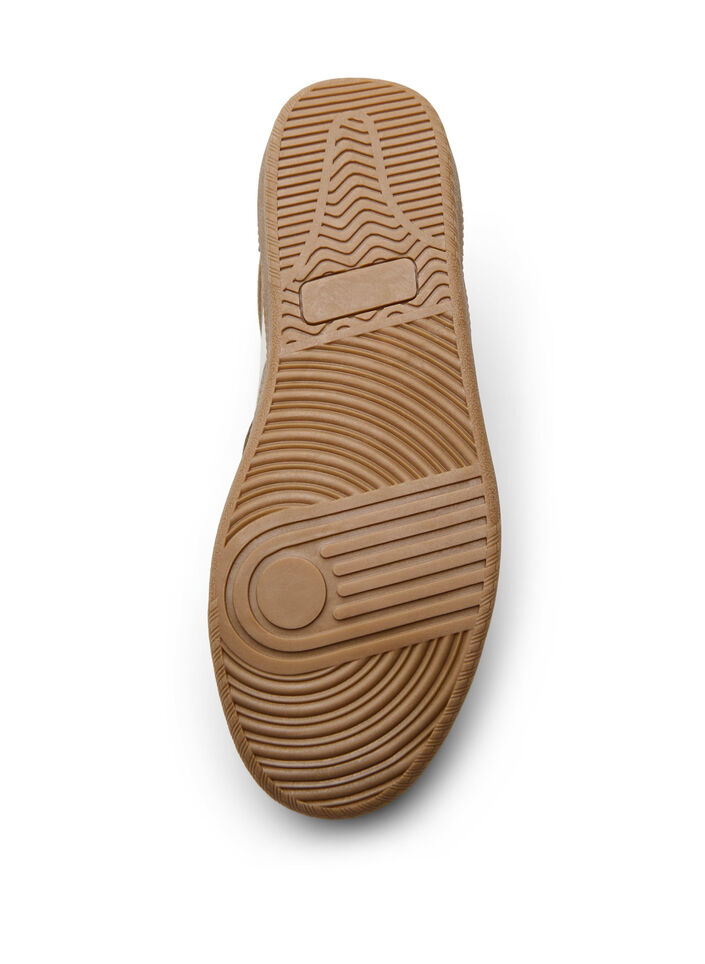 Sneaker aus Wildlederimitat, Braun, Packshot image number 4