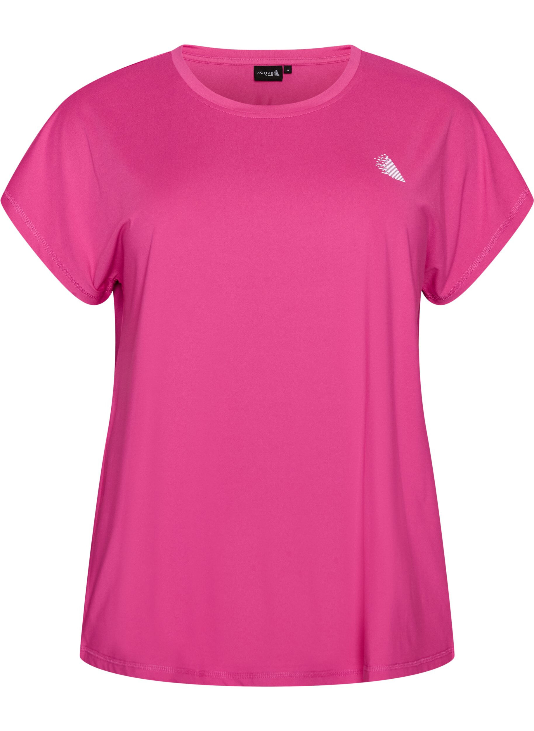 Einfarbiges Trainings-T-Shirt