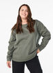 Sweatshirt mit Rundhalsausschnitt, Gr&uuml;n, Model image number 0
