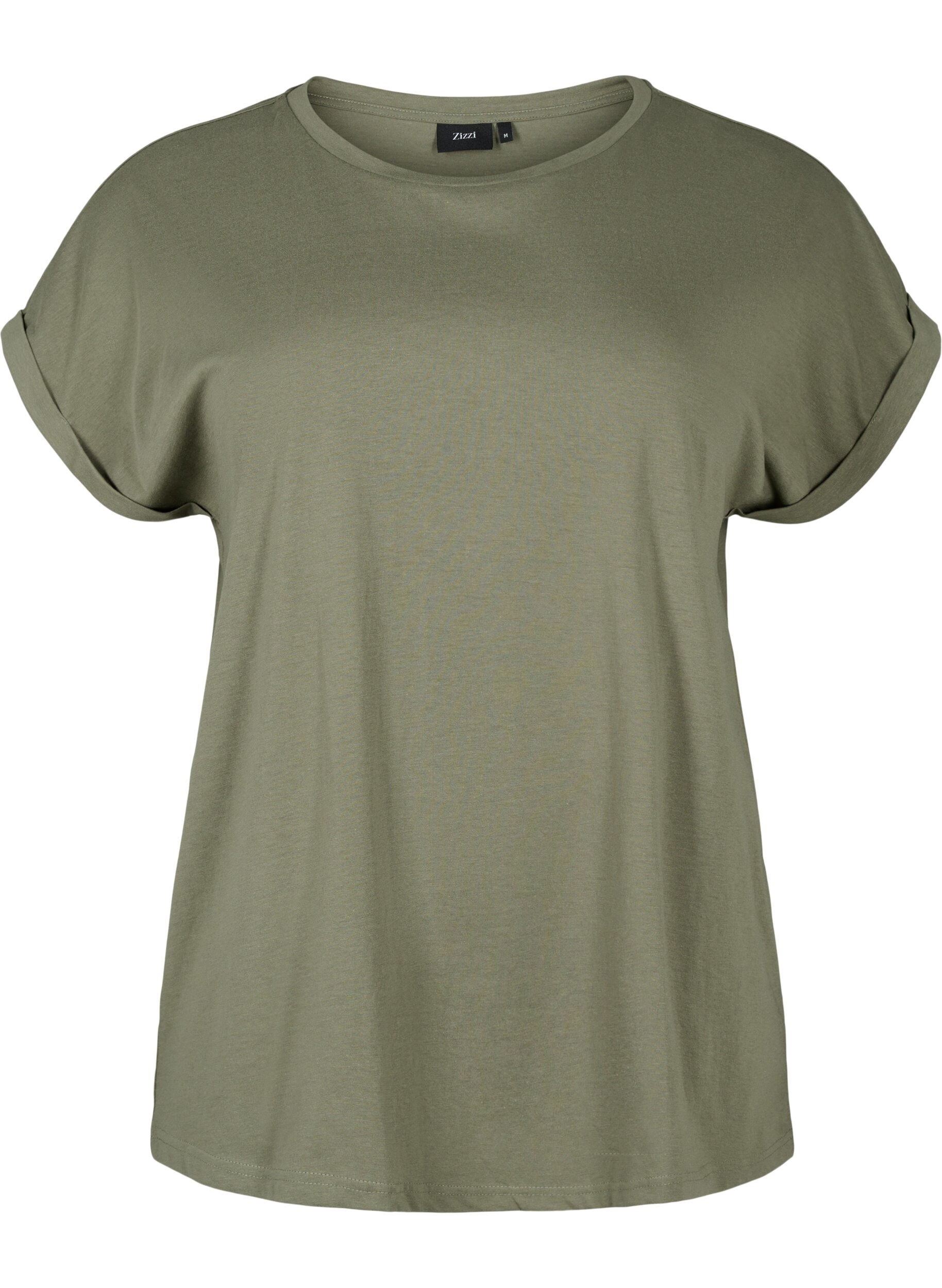 Zizzi2er-Pack kurz&auml;rmlige T-Shirts, Gr&uuml;n, Packshot image number 2