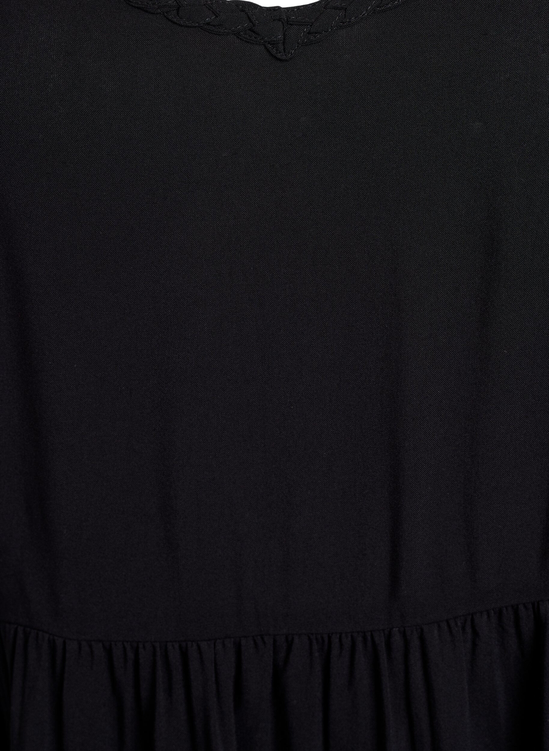 ZizziMidi-Tr&auml;gerkleid mit gesmoktem R&uuml;ckenteil, Schwarz, Packshot image number 2