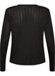 Strickjacke aus Bio-Baumwolle mit Lochstickerei, Schwarz, Packshot image number 1