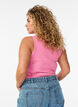 Ripptop aus Baumwolle mit hohem Kragen, Rot, Model image number 2