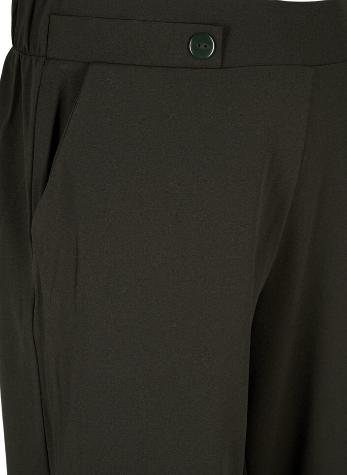 Lockere Hose mit Taschen, Gr&uuml;n, Packshot image number 2