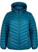 Leichte Jacke mit Kapuze, Petrol, Packshot image number 0