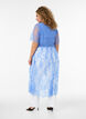Midikleid aus transparenter Spitze mit kurzen &Auml;rmeln, lila, Model image number 1