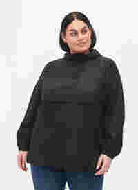 Anorak mit Kapuze und Taschen, Black, Model