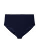 Hoch taillierte Bikinihose mit Struktur, Blau, Packshot image number 0