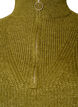 Strickpullover mit hohem Kragen und Rei&szlig;verschluss, Gr&uuml;n, Packshot image number 2