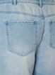 Hoch taillierte Shorts aus Denim, Blau, Packshot image number 3