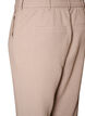 Taillierte Hose mit hoher Taille und gerader Passform, Beige, Packshot image number 3