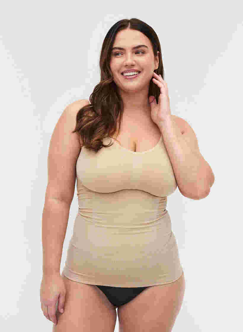 Shapewear Top mit breiten Trägern, Nude, Model image number 0