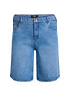 FLASH - Locker sitzende Jeansshorts mit hoher Taille, Blau, Packshot image number 0