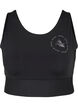 CORE, MID SUPPORT SPORTS BRA - Sport-BH mit V-Rücken, Black, Packshot image number 0