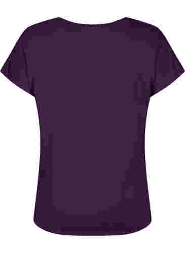 Kurzarm Trainingsshirt, Purple Pennant, Packshot image number 1