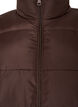 Kurze Pufferjacke mit hohem Kragen, Braun, Packshot image number 2