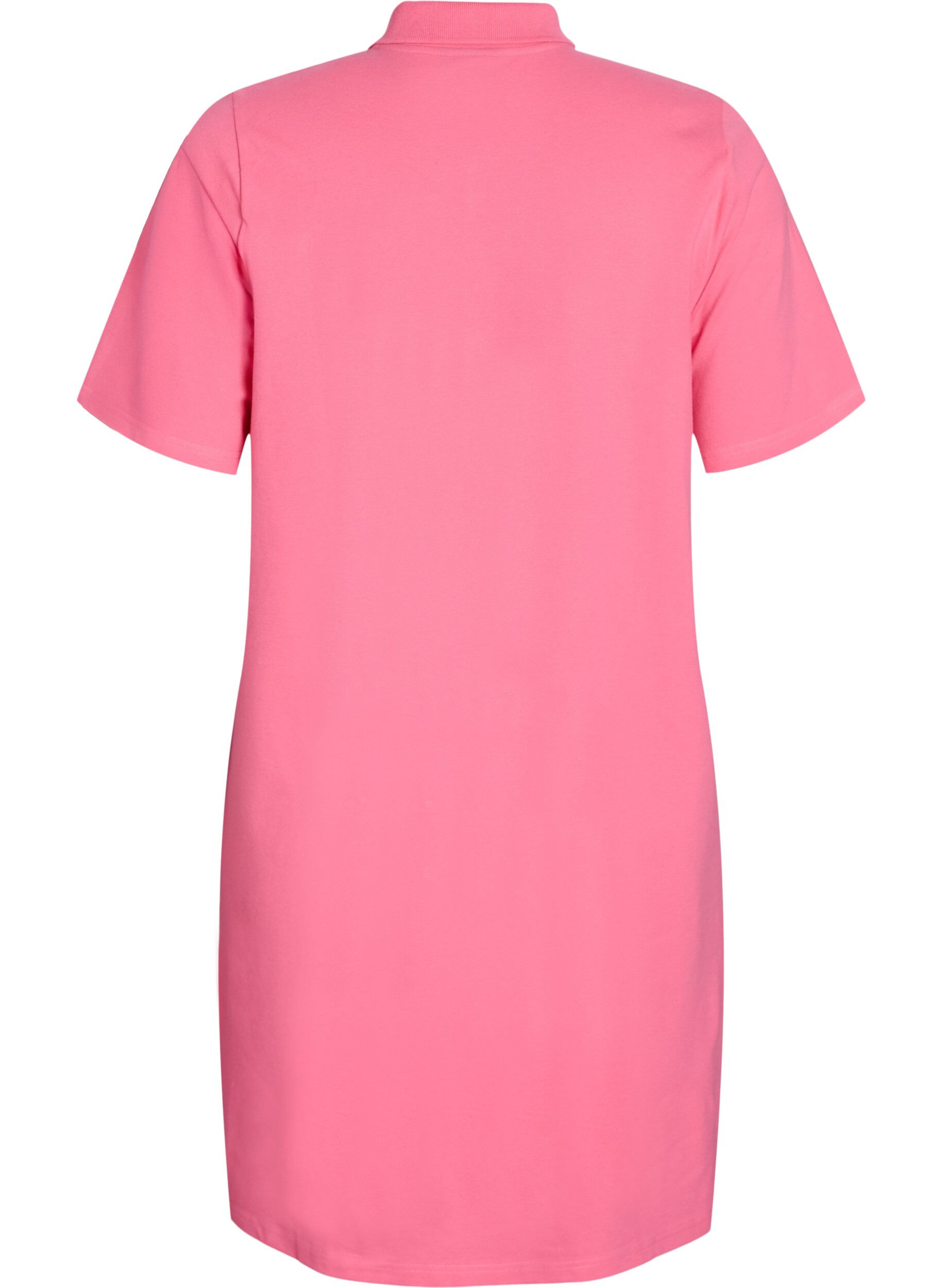 ZizziKurzes Polokleid im A-Linien-Schnitt, Pink, Packshot image number 1