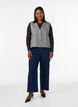 Meshbluse mit langen &Auml;rmeln, Schwarz, Model image number 1