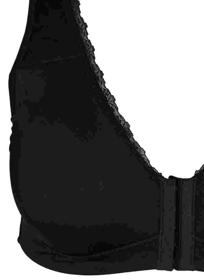 BH mit Frontverschluss, Black, Packshot image number 2
