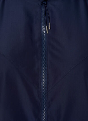 Kurze Jacke mit Kapuze und verstellbarer Saum, Navy Blazer, Packshot image number 2