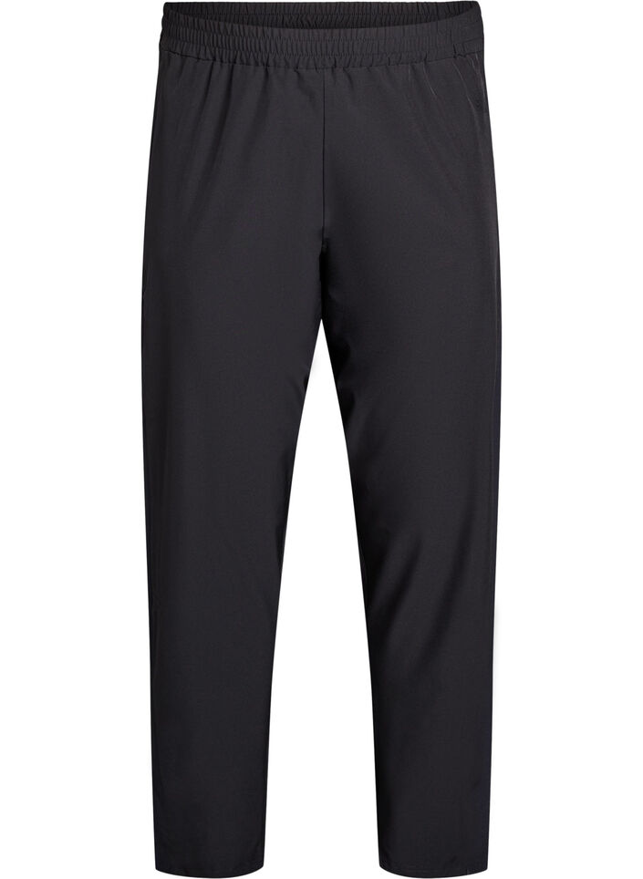 Leichte Trainingshose mit Taschen, Schwarz, Packshot image number 0