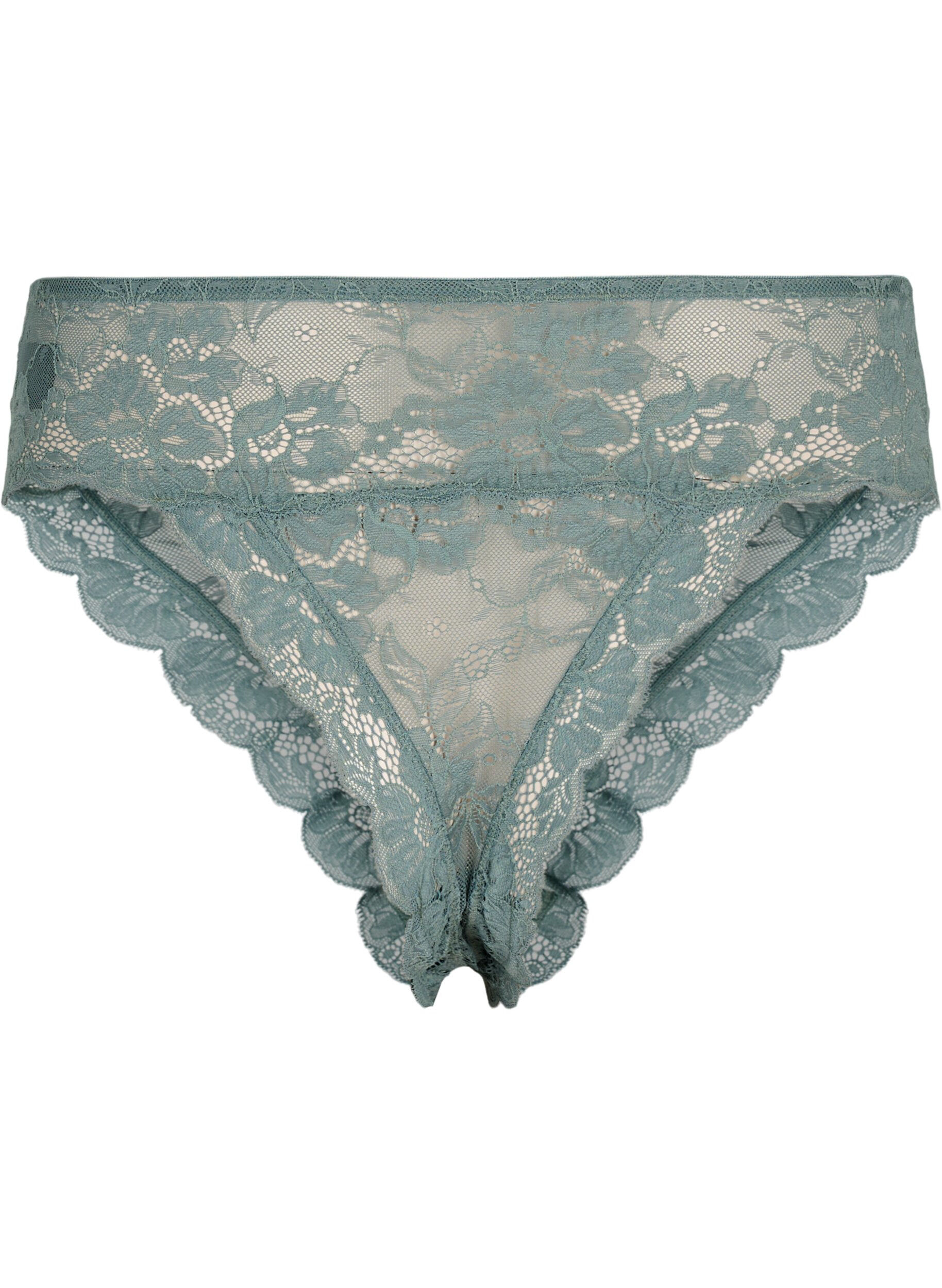 ZizziBrazilian Slip mit regul&auml;rer Taillenh&ouml;he, Balsam Green, Packshot image number 1