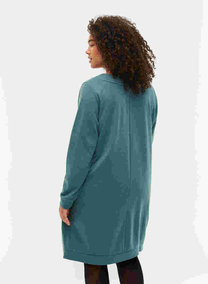 Pulloverkleid mit V-Ausschnitt, Sea Pine, Model image number 1