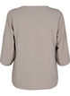Bluse mit 3/4-&Auml;rmeln, Beige, Packshot image number 1