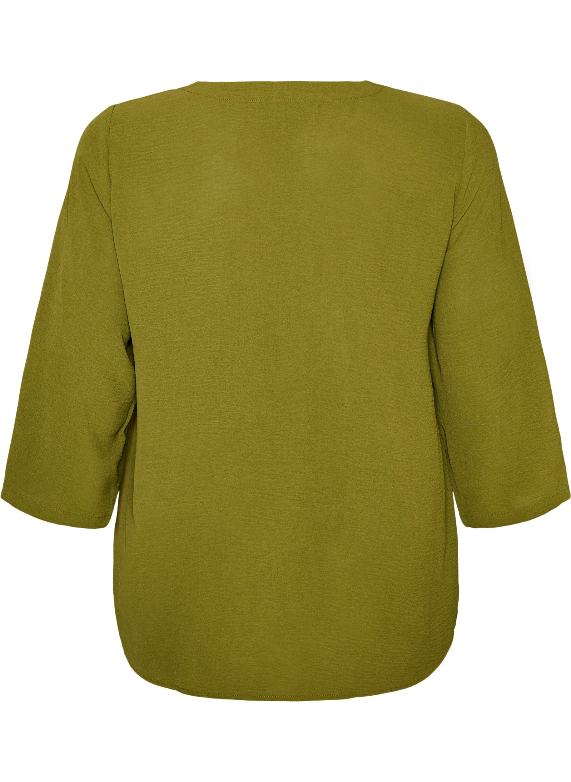 ZizziBluse mit 3/4-&Auml;rmeln, Gr&uuml;n, Packshot image number 1