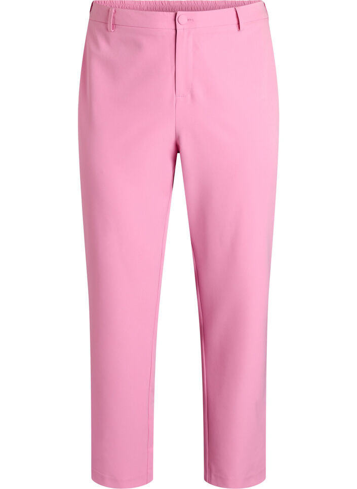 Hose mit Taschen und geraden Beinen, Pink, Packshot image number 0