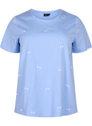 T-Shirt aus Bio-Baumwolle mit Schleifen, Serenity W. Bow Emb., Packshot