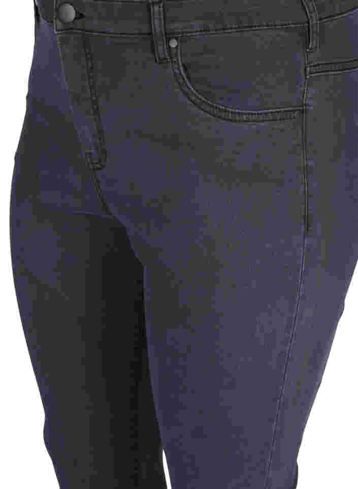 Hochtaillierte Super Slim Amy Jeans, Grey Denim, Packshot image number 2