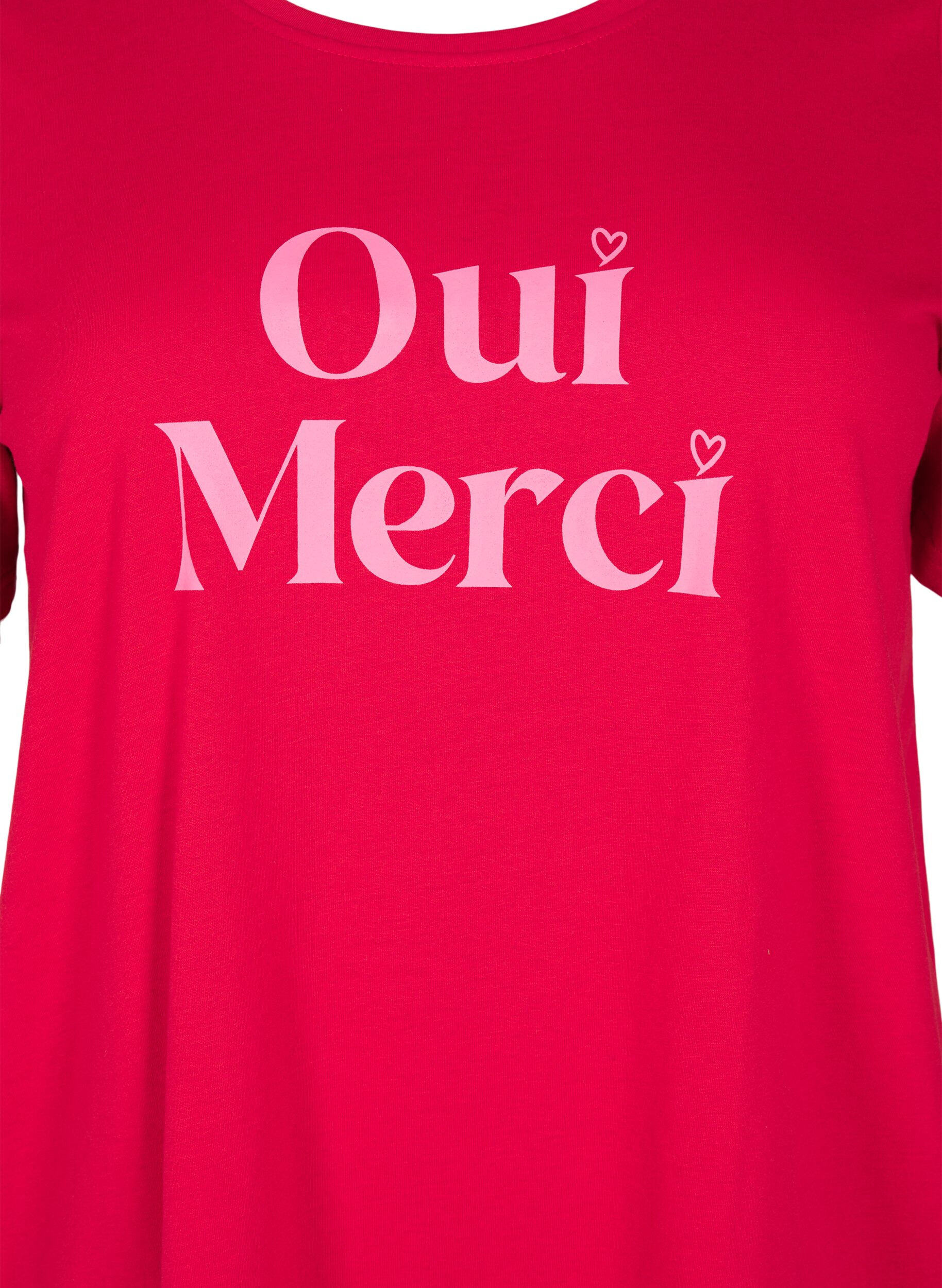 ZizziFLASH - T-Shirt mit Print, Rot, Packshot image number 2