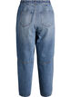 Hoch taillierte Barrel-Jeans, Blau, Packshot image number 1