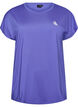 Einfarbiges Trainings-T-Shirt, Blau, Packshot image number 0